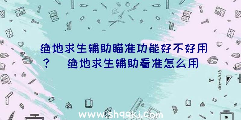 绝地求生辅助瞄准功能好不好用？（绝地求生辅助看准怎么用）